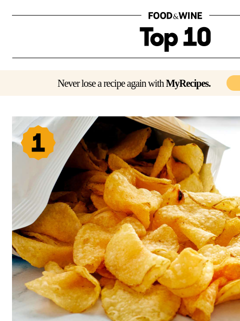 foodandwine newsletter: The 5 Best Potato Chips You Can Buy