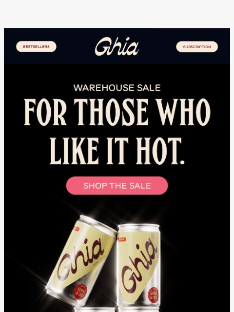 drinkghia newsletter: In The Mood For Sumac & Chili