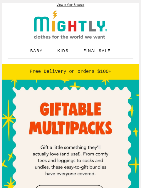 mightly newsletter: Gift-Ready Bundles Are 15% OFF 🎁