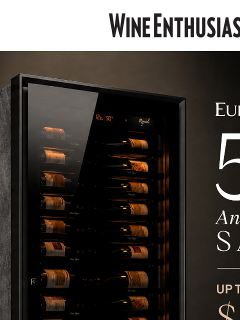 wineenthusiast newsletter: The 50th Anniversary EuroCave Sale 🇫🇷