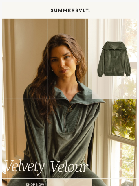 summersalt newsletter: The velour everyone’s after