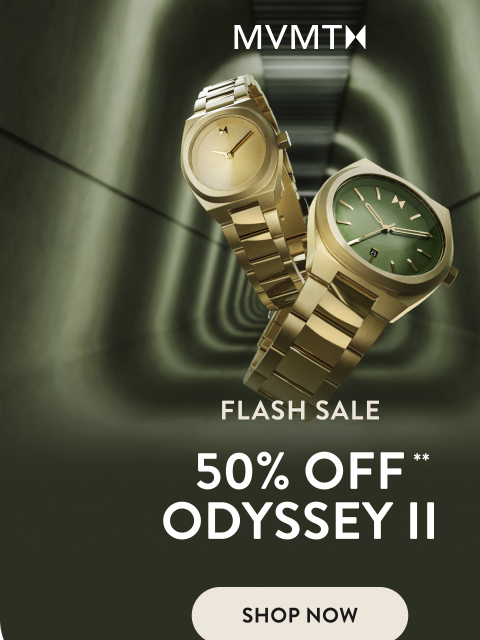 mvmt newsletter: Score 50% off the iconic Odyssey II