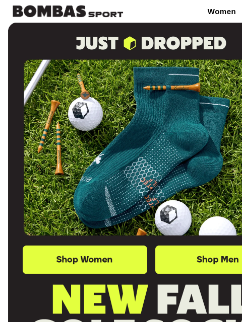 bombas newsletter: Just In: New Golf Socks