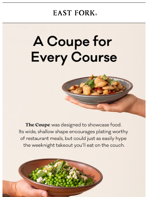 eastfork newsletter: A size to suit every course 🧑‍🍳