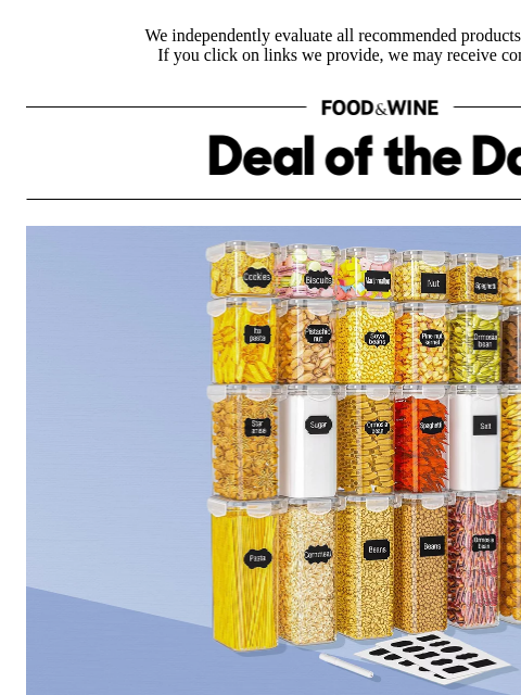 foodandwine newsletter: Under $30: A 24-Piece Food Storage Set That Holds ...