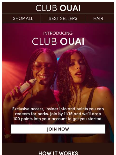 theouai newsletter: Introducing Club OUAI