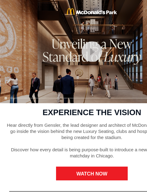 chicagofirefc newsletter: A New Standard of Luxury at McDonald’s Park