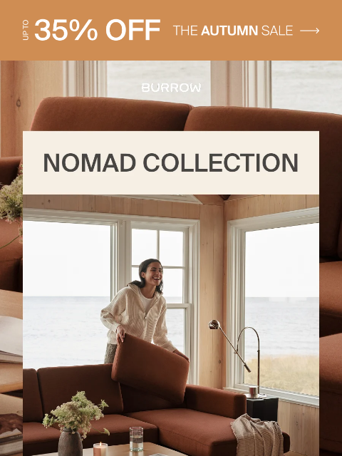 burrow newsletter: The sofa that grows with you