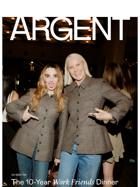 argentwork newsletter: What everyone wore to the Work Friends Dinner.