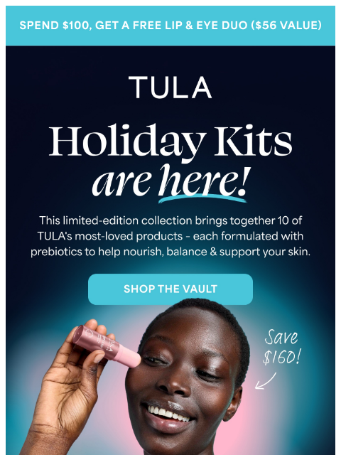 tula newsletter: ICYMI: Holiday Kits dropped