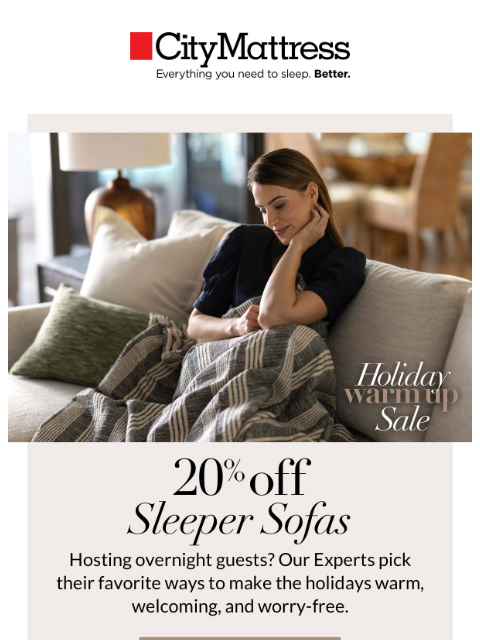 citymattress newsletter: Expert picks to get your home holiday-ready