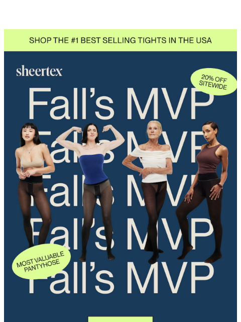 sheertex newsletter: 🍂 Fall’s MVP is here