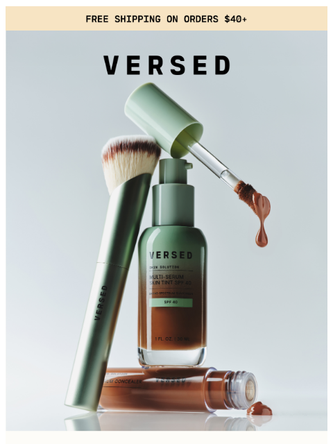 versedskin newsletter: Your glowiest skin, bundled and under $50