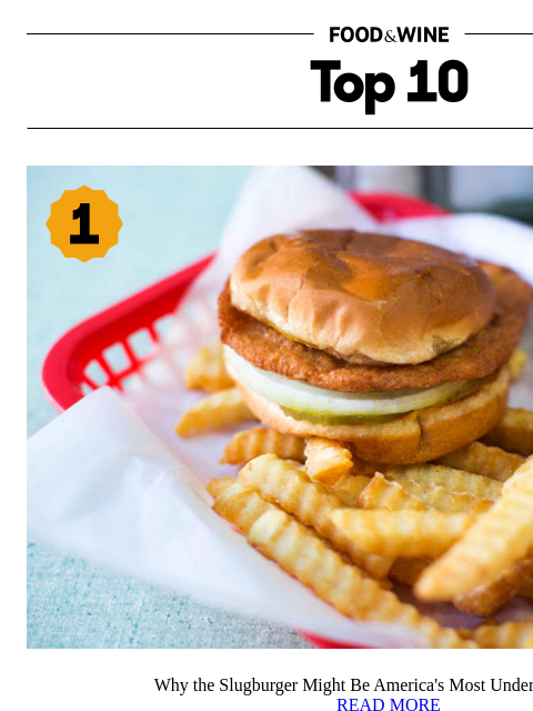 foodandwine newsletter: This Might Be America's Most Underrated Burger