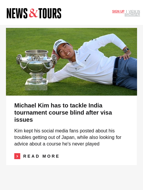 golfdigest newsletter: America's golf course royalty