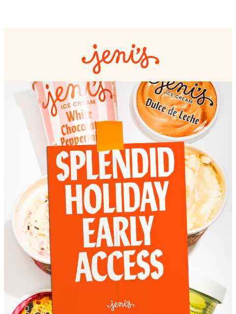jenis newsletter: Get exclusive access to holiday flavors!