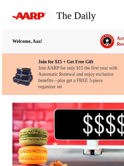 aarp newsletter: The Daily — 6 Grocery Items Worth Splurging On