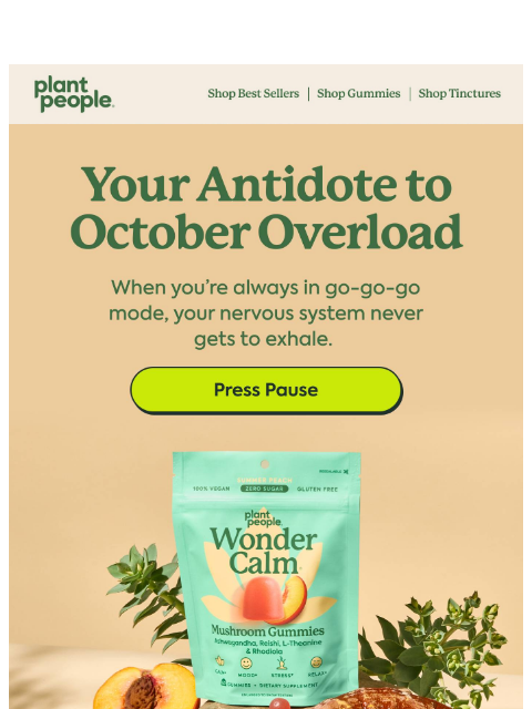 plantpeople newsletter: October Stress Piling Up?