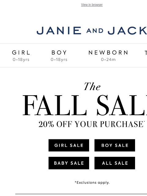 janieandjack newsletter: Get it in time: pumpkin-perfect looks
