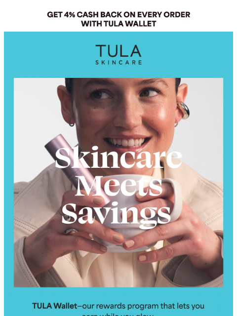 tula newsletter: Join TULA Wallet & earn 4% cash back