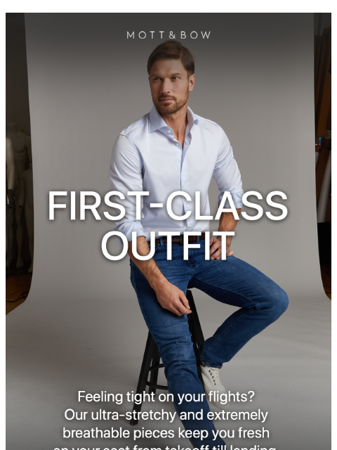 mottandbow newsletter: Fly high in supreme comfort.