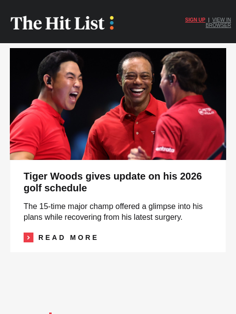 golfdigest newsletter: Why Rory ditched this key club