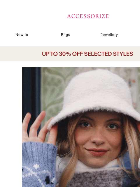 accessorize newsletter: Open for your cosy essentials ❄️