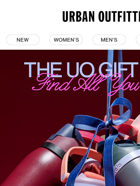 urbanoutfitters newsletter: find all you want in the UO Gift Shop