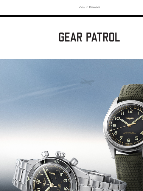 gearpatrol newsletter: Take Flight with the New Longines Spirit Pilot Wat...