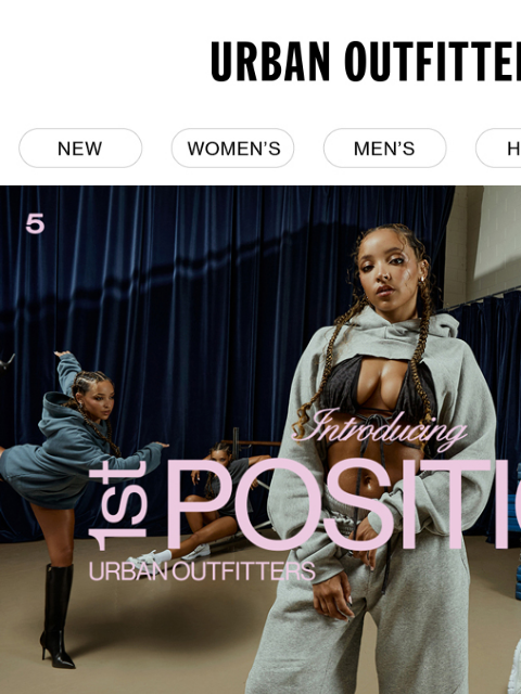 urbanoutfitters newsletter: NEW: Introducing⦠1st Position by Tinashe
