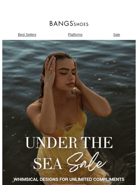 bangsshoes newsletter: Under the Sea Sale is here! 🌊✨