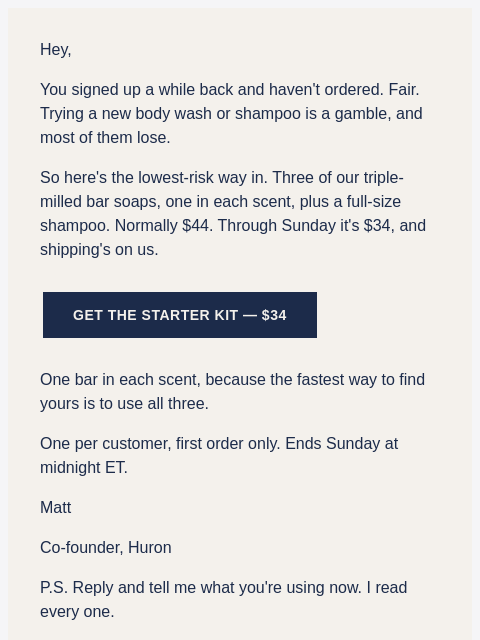 usehuron newsletter: Where I'd start