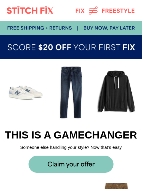 stitchfix newsletter: Meet your closet MVP