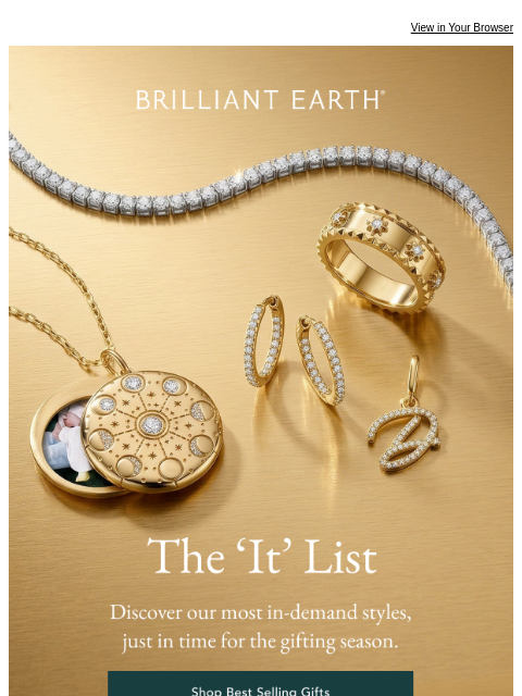 brilliantearth newsletter: Our best selling gifts of the season