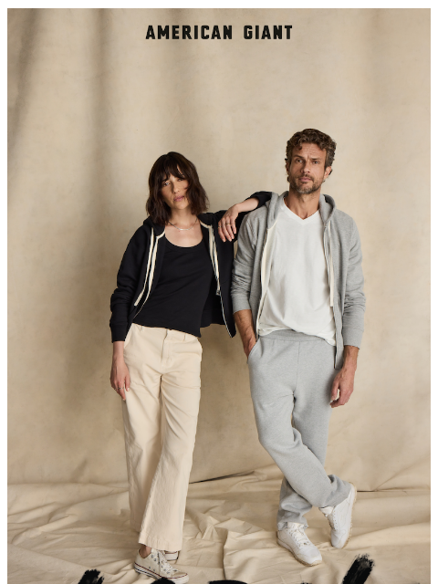 american-giant newsletter: Icon No. 4: Carolina Full Zip
