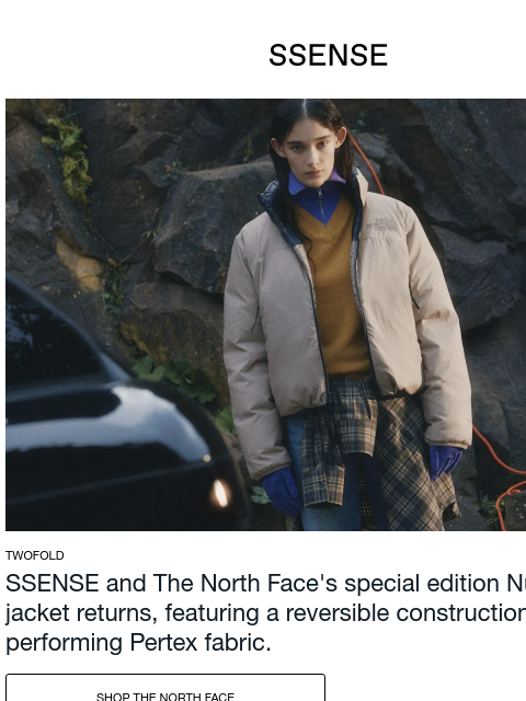 ssense newsletter: The North Face Doubles Down