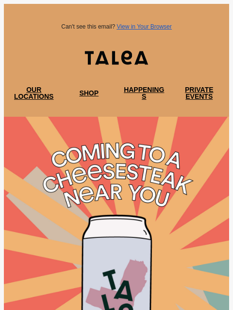 taleabeer newsletter: Philly, here we come! 💚