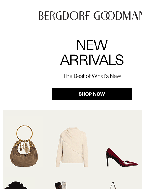 bergdorfgoodman newsletter: Newness Report: This Just In