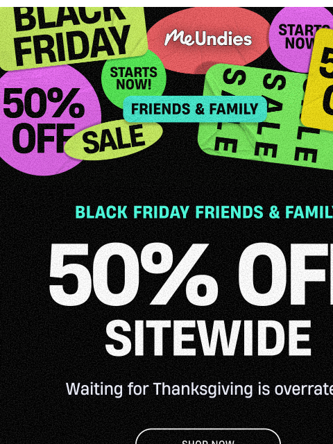 meundies newsletter: Exclusive 50% Off Sitewide