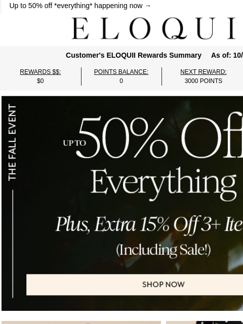 eloquii newsletter: ICYMI: FALL'S ON SALE ❣️