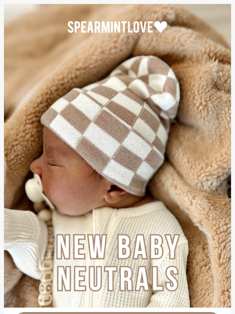 spearmintlove newsletter: Neutrals are Always in Style 🤍