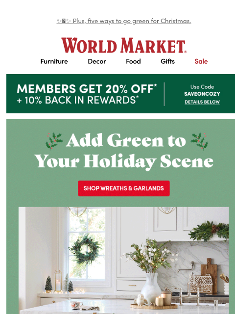 emailworldmarket newsletter: 20% off this weekend! π€©