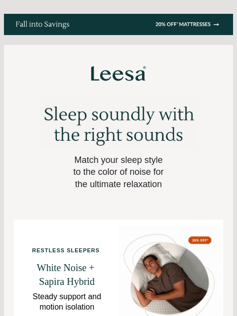 leesasleep newsletter: What sounds sync with your sleep?