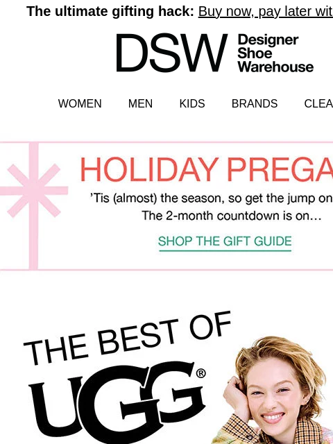 dsw newsletter: These UGGs are almost gone!!