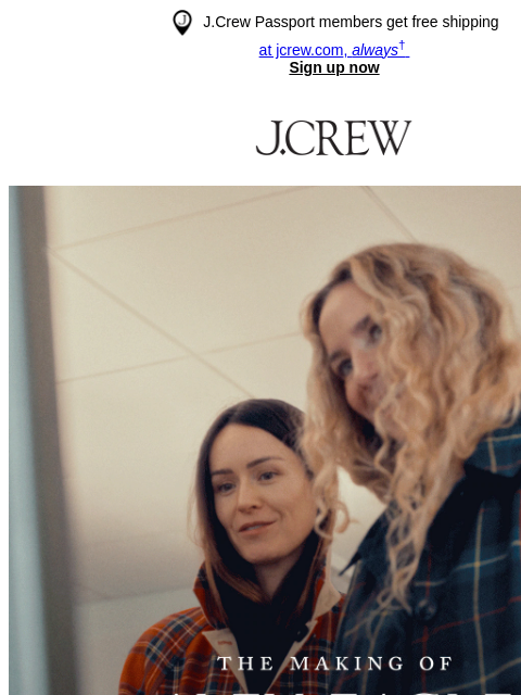 jcrew newsletter: The making of Alex Eagle X J.Crew