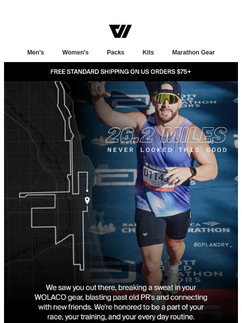 wolaco newsletter: Congrats to all of the marathoners out there!