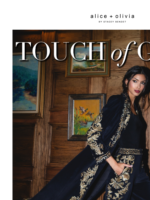 aliceandolivia newsletter: Go for Gold ✨