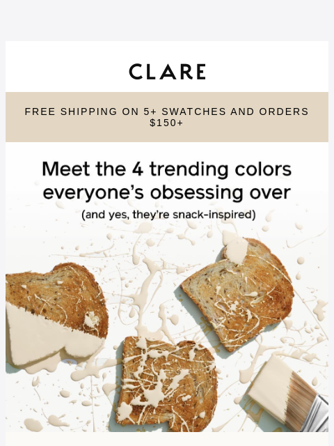 clare newsletter: These color palettes went viral for a reason 👀