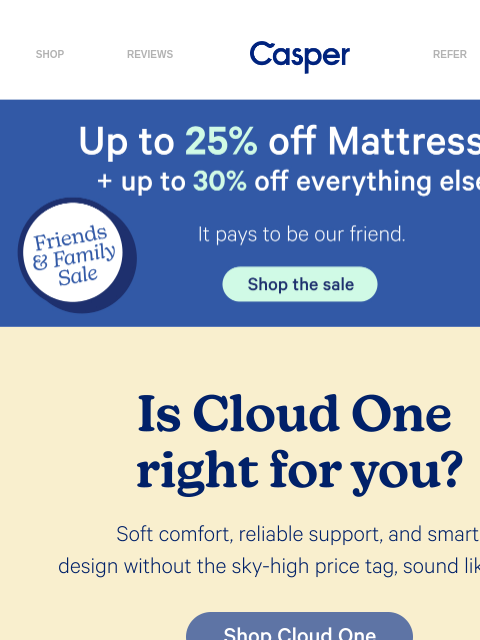 casper newsletter: Is Cloud One your match? βοΈ
