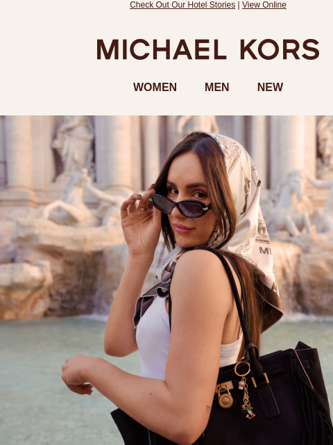 michaelkorsmail newsletter: We Sent Friends To Rome—This Is What They Wore